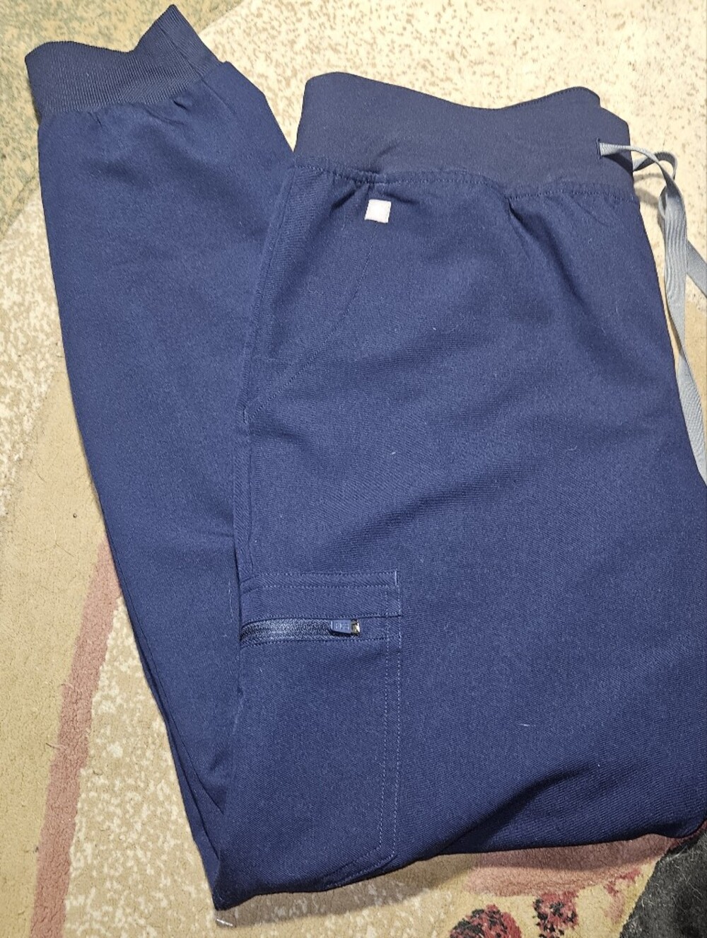 Navy Zamora Jogger Figs